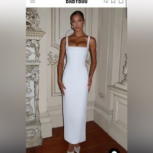 Babyboo White Maxi Dress